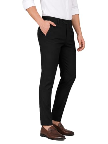 Image of Mens Formal Pant | Comfortable Cotton Trousers for Office and Business Wear