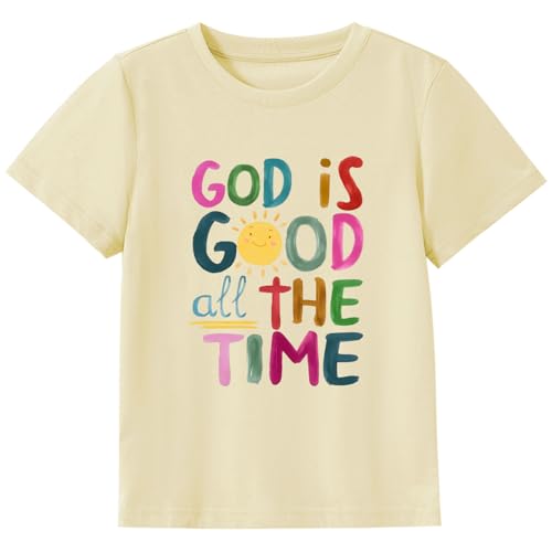 Image of Kids Christian Shirt Toddler Created with a Purpose Shirt Boys Girls Bible Verse Religious Clothes 2-7 Years