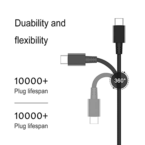 65W USB C Netzteil PD Ladegerät Laptop Ladekabel Type C Adapter für Lenovo ThinkPad Huawei Matebook Pro air HP Spectre Asus Acer Dell XPS Xiaomi Air Typ C 65Watt PC Schnellladung Charger