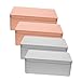 FUNOMOCYA 4pcs Boxes Tinplate Box Candy Jar Cookie Jar Tinplate Jar Tinplate Storage Can Cookie Tins Tinplate Can Wedding Candy Tins Sealed Tea Canister Tea Stand With Cover