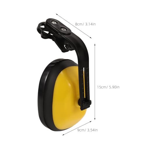 LALADEFIEE Industrial Hearing Protection Noise Reduction Ear Muffs for Construction with ABS and Sponge Material Hard Hat Mounted Sturdy Sound Blocking Ear Protection for Work Environments - Image 2