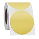 Hylabelest 51 mm runde Papieraufkleber, Etiketten Verpackungsdichtungen, Handwerk, Hochzeit, Etikett, Topper-Etiketten, 300 Pro Rolle 1 roll (Gold)