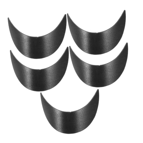5pcs Hat Forming Tools of Plastic Hat Brim for Baseball Cap Extender Women's Making Supplies Black