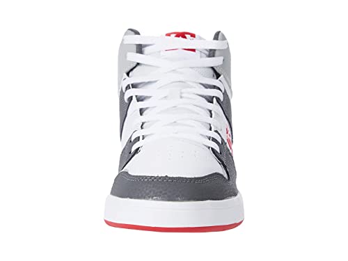 Dc Cure Casual High-Top Skate Shoes Sneakers White/Grey/Red 11.5 D (M) #TOP4