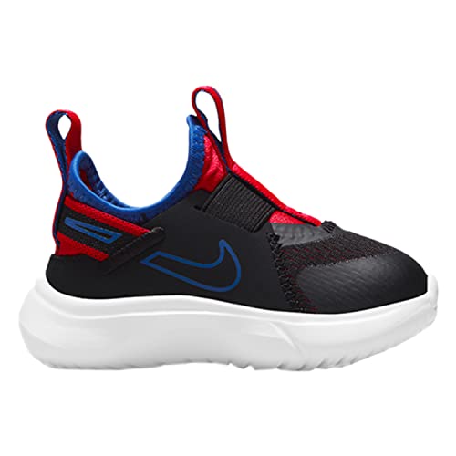 Nike Flex Plus Kids Casual Running Shoe, Black/Game Royal, 5 Toddler3