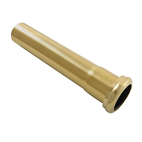 Fauceture Evp2007 Kingston Century 1-1/2" X 8" Slip Joint Tailpiece Extension Tube, Brushed Brass #TOP1