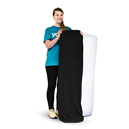 Yogibo Roll Max Cover ヨギボー ロールマックス 専用カバー ブラック 抱き枕 足枕 腰枕 ビーズクッション