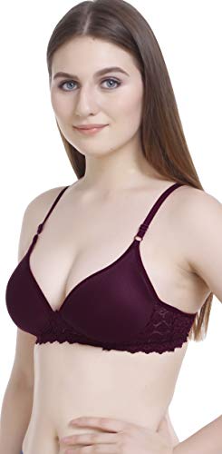 Image of FIMS - Fashion is my style Women Lace Padded Bra Lightly Pad Full Coverage