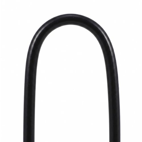 Zerodeko 4 piezas cinta de alambre resistente - 59 pies de alambre galvanizado recubierto de plástico negro - Organizador de cables metálicos para cables de energía y tutores de tomates en jardín miniatura 3