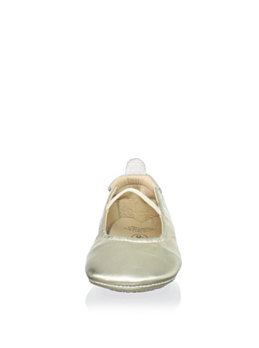 Old Soles Kid's Luxury Ballet Flat, Gold, 20 M EU/9-12 Months2