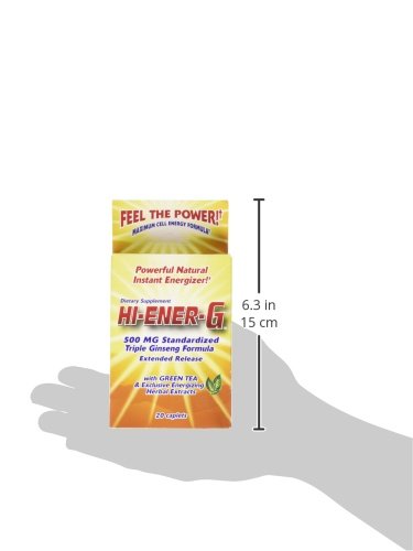 Hi-EnerG Triple Ginseng Energy Supplement, 500 mg, 20 servings - Image 5