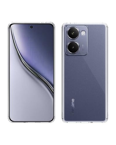 Image of Soft Silicone TPU Flexible Back Cover Compatible with Realme P3 Ultra 5G