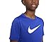 Nike Boys' Dry Short Sleeve Swoosh Solid Tee (as1, Alpha, s, Regular, Royal Blue/White)