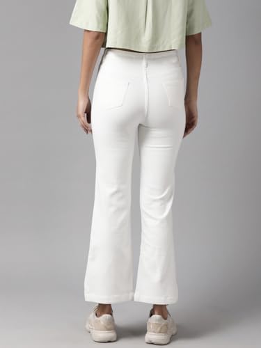 Image of GUTI Womens High Rise Crop Length Jeans()