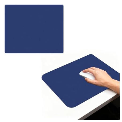 Mouse Pad, 9 x 7.4 in Square Thick Mouse Mat, Textured Non-Slip for Gaming Work Office Wireless