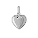 Produktbild NKlaus 925 Sterlingsilber Silber Herz Anhänger Ketten rhodiniert 10,5x10mm Damen Mädchen 4774