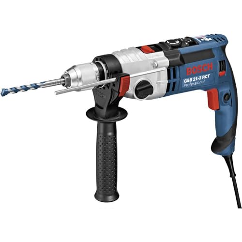 Bosch Professional Schlagbohrmaschine GSB 21-2 RCT (Bohr-Ø in Beton: 13-22 mm, 1300 Watt, inkl. Schnellspannbohrfutter 13mm, Tiefenanschlag 210mm, Zusatzhandgriff, Handwerkoffer) Bosch Professional Schlagbohrmaschine GSB 21-2 RCT (Bohr-Ø in Beton: 13-22 mm, 1300 Watt, inkl. Schnellspannbohrfutter 13mm, Tiefenanschlag 210mm, Zusatzhandgriff, Handwerkoffer)