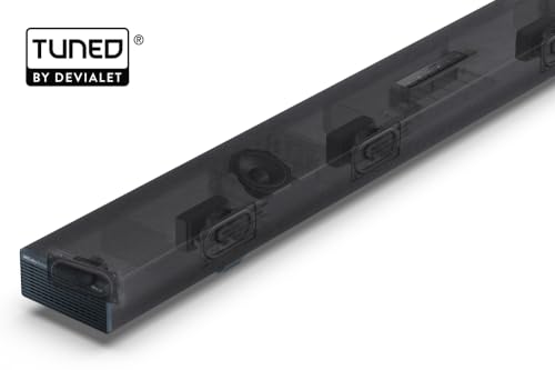 SHARP HT-SBW55121(BK) 5.1.2-Kanal-Soundbar mit kabellosem Subwoofer – 650W Heimkino-Audio, Dolby Atmos, DTS:X, Bluetooth 5.3, HDMI eARC, 4K-Passthrough – Schwarz
