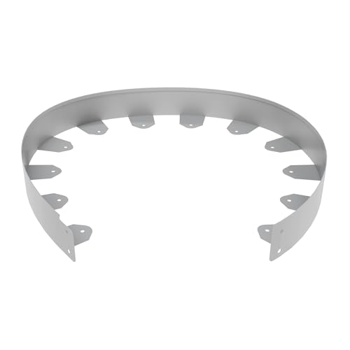 YRHome Silber Verzinkte Metall Beeteinfassung 5m x 5cm Flexible Rasenkante mit Erdankern, Gezacktes Design für Gartenbeet, Landschaftsbau, Beetumrandung, Mähkante und Bordüre-Rostfrei & Langlebig YRHome Silber Verzinkte Metall Beeteinfassung 5m x 5cm Flexible Rasenkante mit Erdankern, Gezacktes Design für Gartenbeet, Landschaftsbau, Beetumrandung, Mähkante und Bordüre-Rostfrei & Langlebig