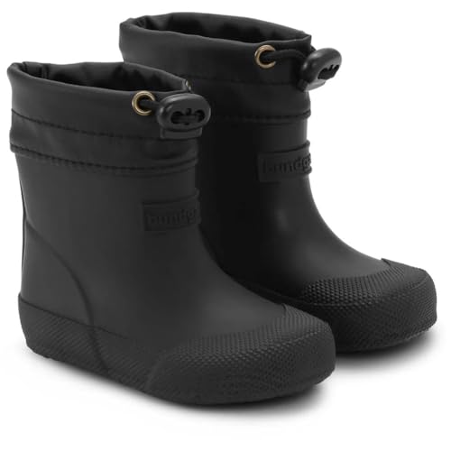 Bundgaard Malik Winter warm Barfuß Gummistiefel Schwarz, Schuhgröße:EUR 21