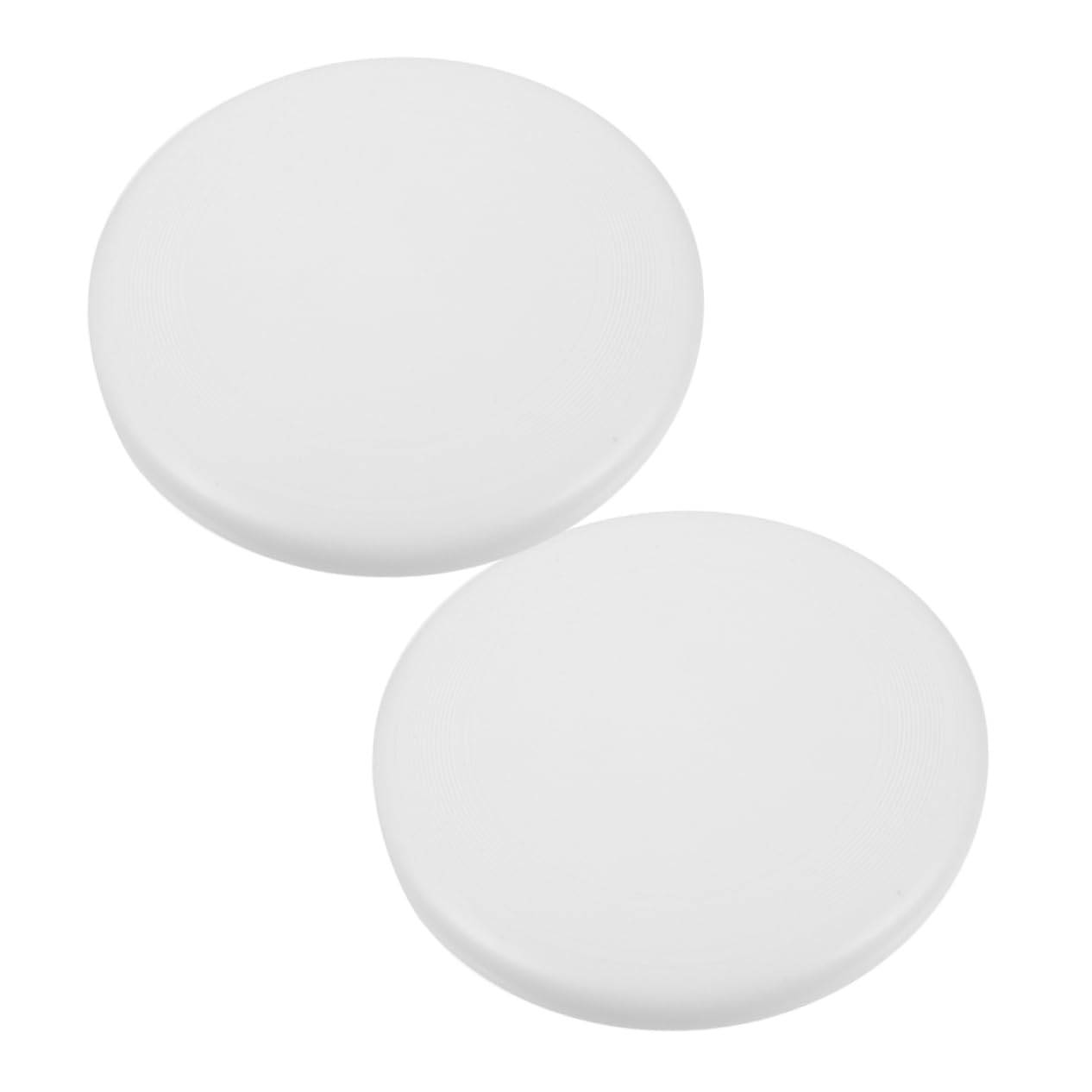 INOOMP 2Pcs Outdoor Flying Discs for Soft Safe Flying Set Easy to Carry Disc for Beach Lawn Backyard for Beginners Family Activities