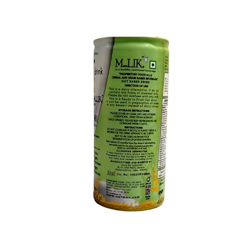 OATMAX ELAICHI OATMILK CAN | Lactose-free |Stevia Sweetened |Preservatives-free | Plant based Vegan Milk Alternative (8) - Image 2