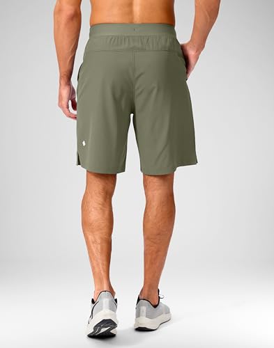 Image of Soothfeel Men's Running Shorts with Zipper Pockets 9 inch / 7 inch / 5 inch Quick Dry Eight Basketball Gym Workout Athletic Shorts