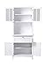 American Furniture Classics 25504 Hutch, Large, White