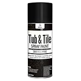 White Tub and Tile Spray Paint Semi-Gloss Waterproof White Spray Tile Paint Bathtub Refinishing Kit for Tiles Ceramic Porcelain Fiberglass Resurfacing Bathroom Walls Bathtubs Sinks Countertop Toilets