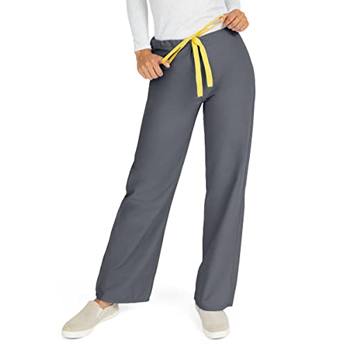 Image of Medline AngelStat Unisex Reversible Drawstring Scrub Pant