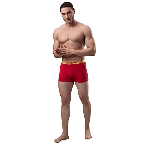Image of Underjeans Men's Cotton Blend Regular Fit Trunk