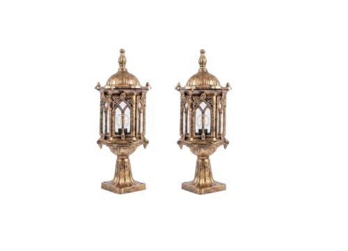 Image of Aluminium Cast Rust-Resistant Water-Proof Outdoor Gate Light Gate Light (ALALKILA)