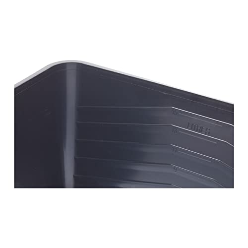 ProDec 15-Liter großer Farbeimer aus Kunststoff, 100% recycelter Kunststoff, mit Metalltragegriff für alle Arten von Farbe und Kleister, geeignet für bis zu 300 mm breite Farbrollen