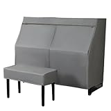 Klavier-Staubschutz, weiches Futter, Rundumschutz, faltbar und leicht zu verstauen, passend für Klaviere 115 x 36 x 153 cm