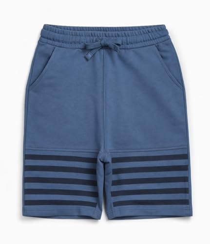 Image of Alan Jones Clothing Boys Casual Bermuda Shorts | Placement Print | French Terry | Regular Fit | Drawstring Closure | Age 5-16 Years | Lounge & Casual Wear