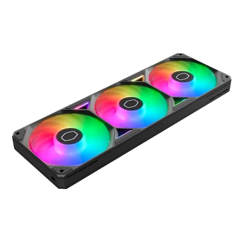 Image of Cooler Master SickleFlow Edge 360 Single-Frame aRGB PC Case|Liquid Cooler Fan, 360mm, Single Modular Cable, PWM 2,050 RPM, Air Balance Blades, Loop Dynamic Bearing, Radiant aRGB Lighting