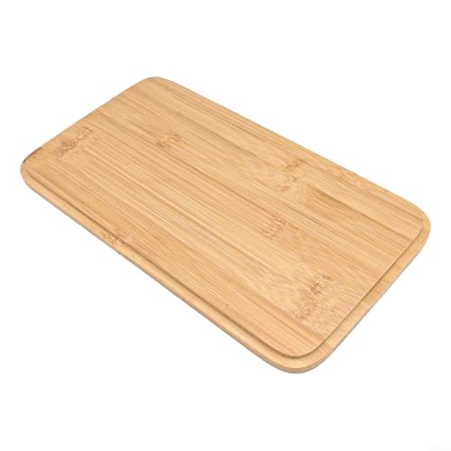 Niceminiwall Panera con orificios de ventilación, contenedor de almacenamiento de pan de metal para encimera de cocina, tapa de madera con función de tabla de cortar, compacto de 13 x 7.3 x 5.4