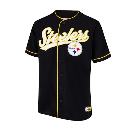 Ultra Game Adult's NFL Official Button Down Baseball Mesh Jersey Shirt - Image 3