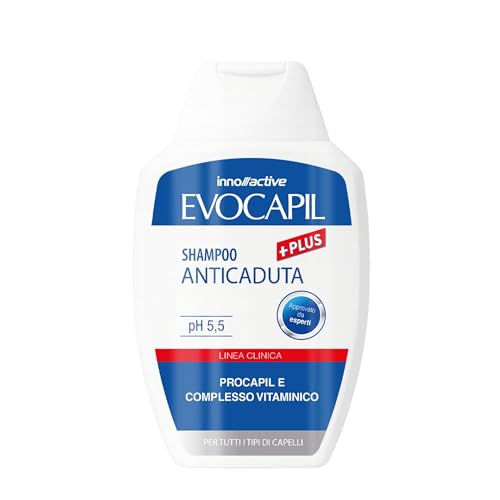 Evocapil - Vitamine per capelli – Shampoo per capelli da 300 ml con cheratina, biotina, proteine e aminoacidi