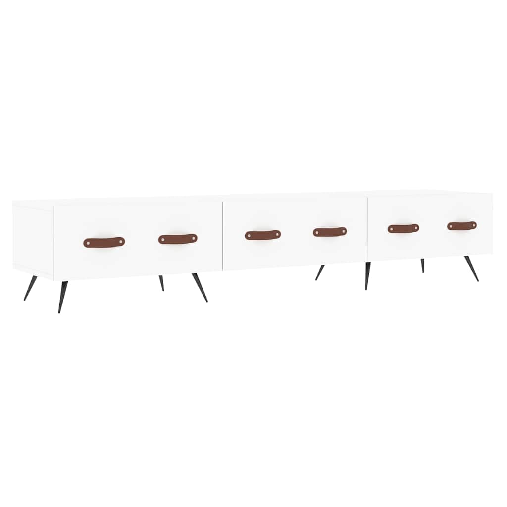 vidaXL TV Cabinet Black Engineered Wood 30.5x30x90 cm
