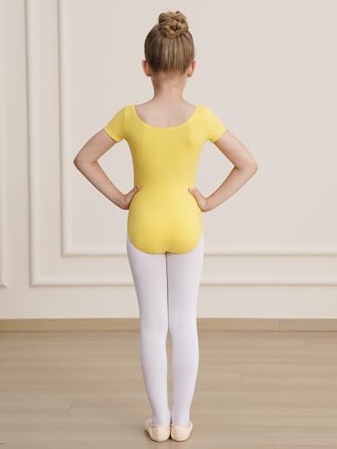 Image of WEGETIT Ballet Leotards for Girls Toddler Dance Leotard with Skirt Kids Gymnastics Outfits Ballet Dance Tutu Dress