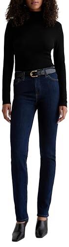 AG Women's Mari Mid Rise Straight Extended Inseam