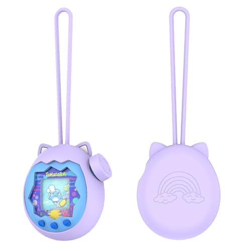 For Tamagotchi Paradise (たまごっちパラダイス) シリコン収納ケース SpinoArmor 全面保護 衝撃吸収 落下防止 擦り傷防止 軽量 携帯便利 柔軟素材 装着簡単 防汚 防塵 長持ち 良い手触り Tamagotchi Para