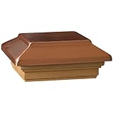 Universal Consumer Products 72295 Victoria Copper Plateau Post Cap, 4 x 4-In. - Quantity 66