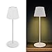 Produktbild Dimmbare LED Akku Tischlampe, Kabellos Touch Aufladbare Tragbare Tischleuchte mit 8 Farben Outdoor wasserdicht Tischlampe für Innen Außen Terrasse Schlafzimmer Esstisch BBQ Ostern Dekoration