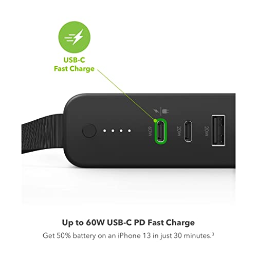 Mophie Powerstation Pro Ac (2023) - 27,00 Mah External Battery Compatbile With Macbook & Ipad Portable Pd Battery With 100W Of Ac & 60W Usb-C Fast Charge Integrated Carry Strap - Usb-C Cable Included. #TOP5