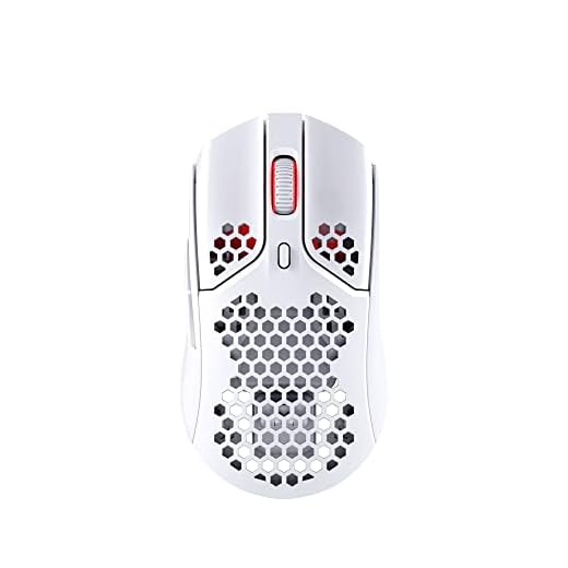 MOUSE GAMER SEM FIO HYPERX HASTE 6 BOTOES BRANCO