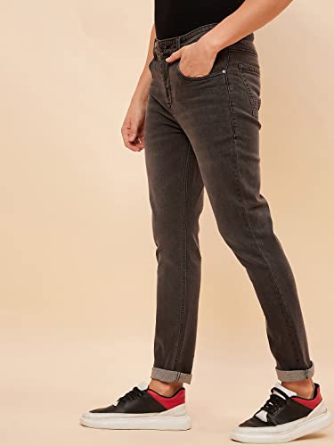 Image of HIGH STAR Men's Mid Rise Bootcut Fit Stretchable Jeans
