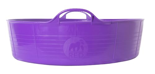 Tubtrugs Baquet Flexible à 2 anses en matériaux recyclés Violet Taille L 35 l