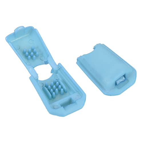 Extremidades de cordão com zíper, pacote com 25, fecho de correr, fivela de 19 mm, para mochilas, jaquetas, bagagens, bolsas, bolsas, azul lago